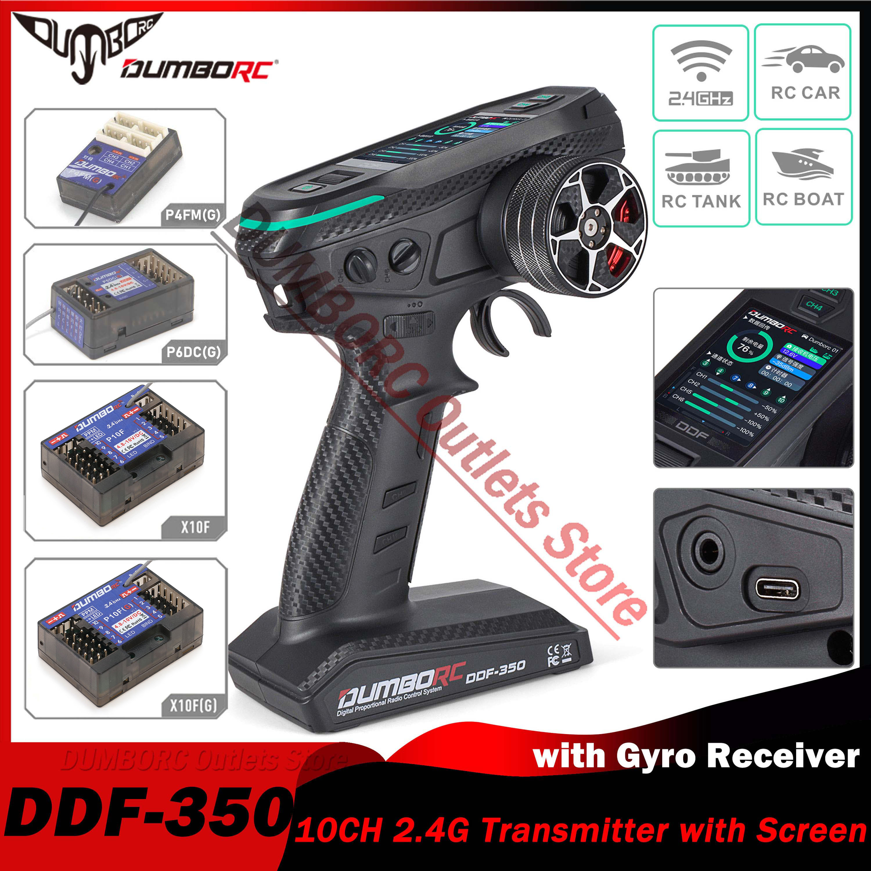 DUMBORC DDF-350 10CH RC Remote - Drone Racing Receiver incelemesi ve fiyatı