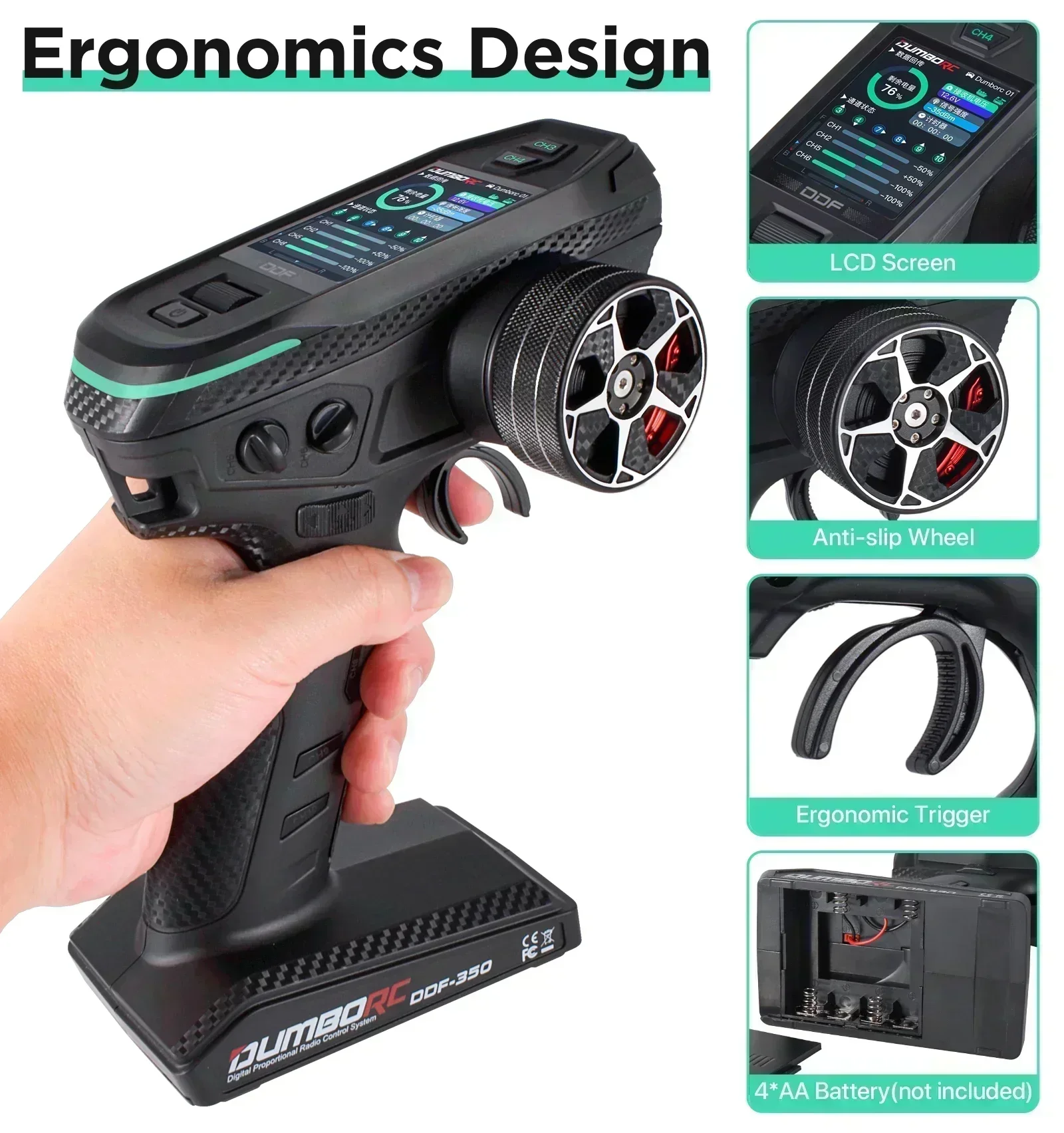 DUMBORC DDF-350 10CH RC Remote - Drone Racing Receiver incelemesi ve fiyatı