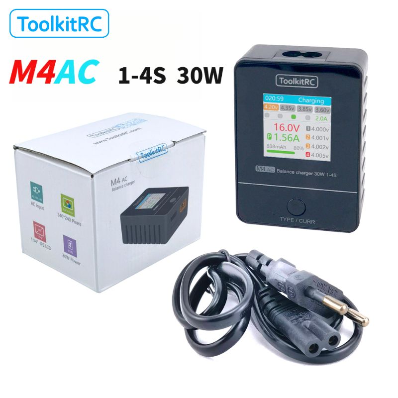 ToolkitRC M4AC 1-4S Lipo LiHV  - Drone Racing Charger incelemesi ve fiyatı