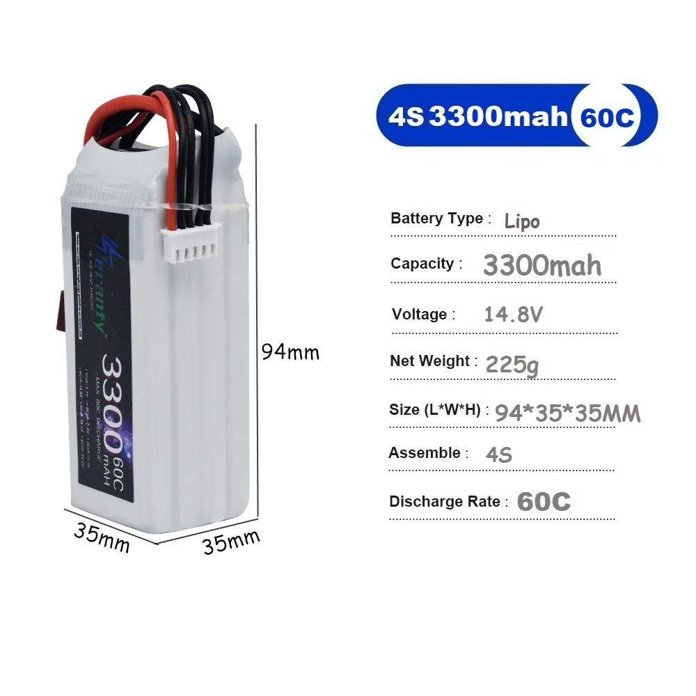 LiPo Rechargeable Battery 4S 3 - Drone Racing Battery incelemesi ve fiyatı