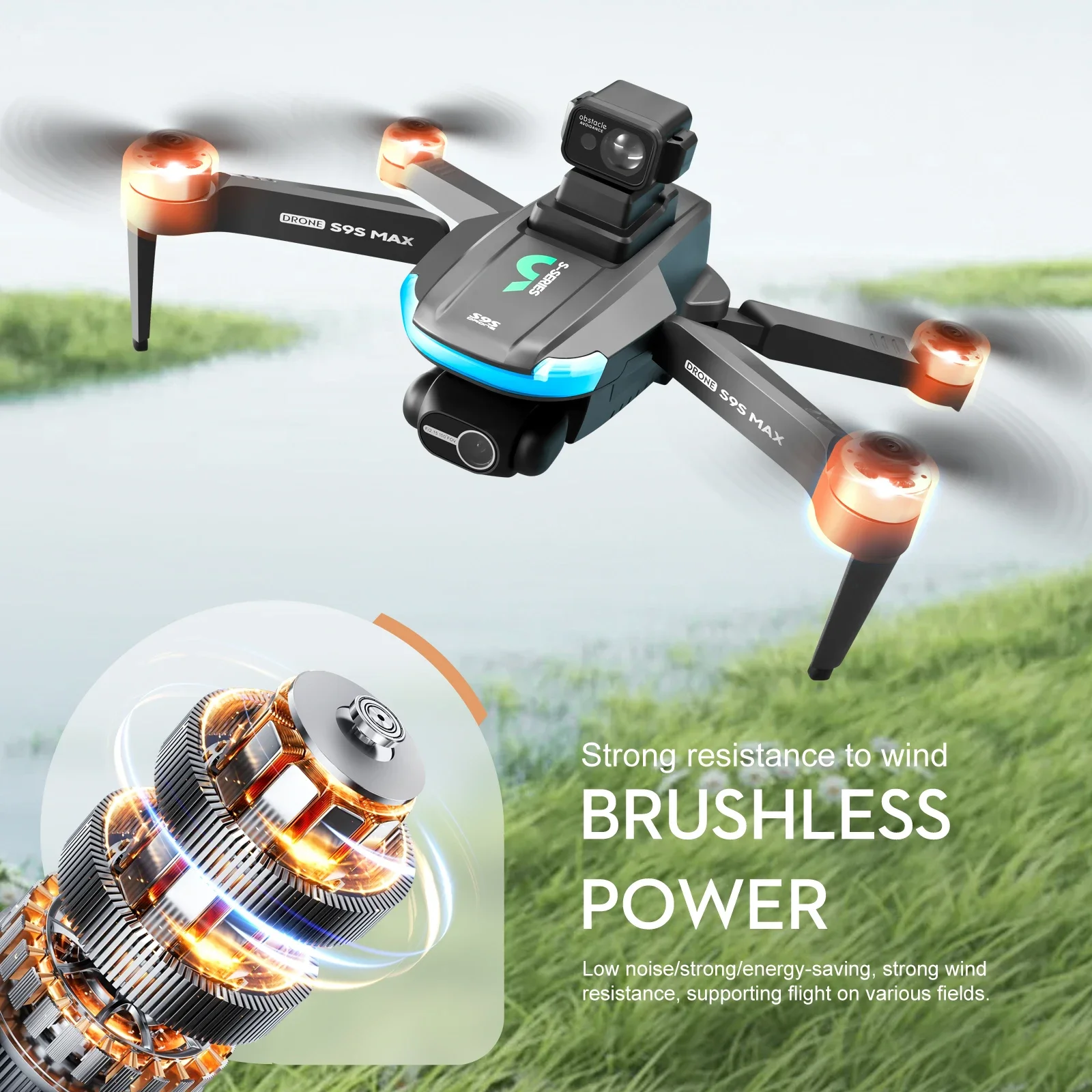 NEW S9S MAX MINI Drone 4K 2-Ax - Drone Racing Camera incelemesi ve fiyatı