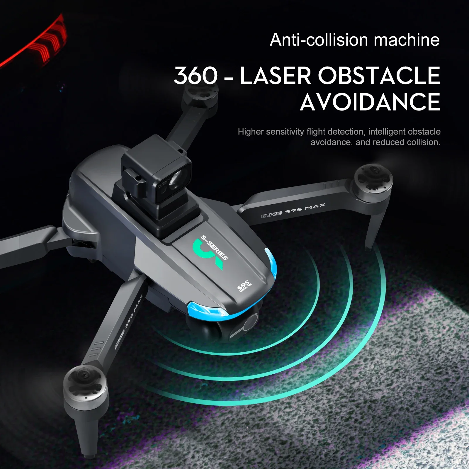 NEW S9S MAX MINI Drone 4K 2-Ax - Drone Racing Camera incelemesi ve fiyatı