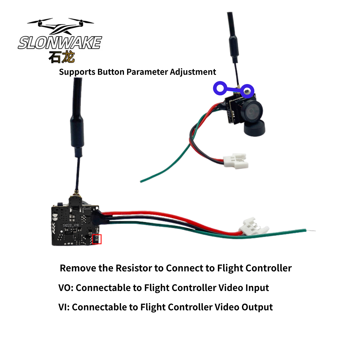 SLONWAKE 5.8G Analog Video Tra - Drone Racing Transmitter incelemesi ve fiyatı