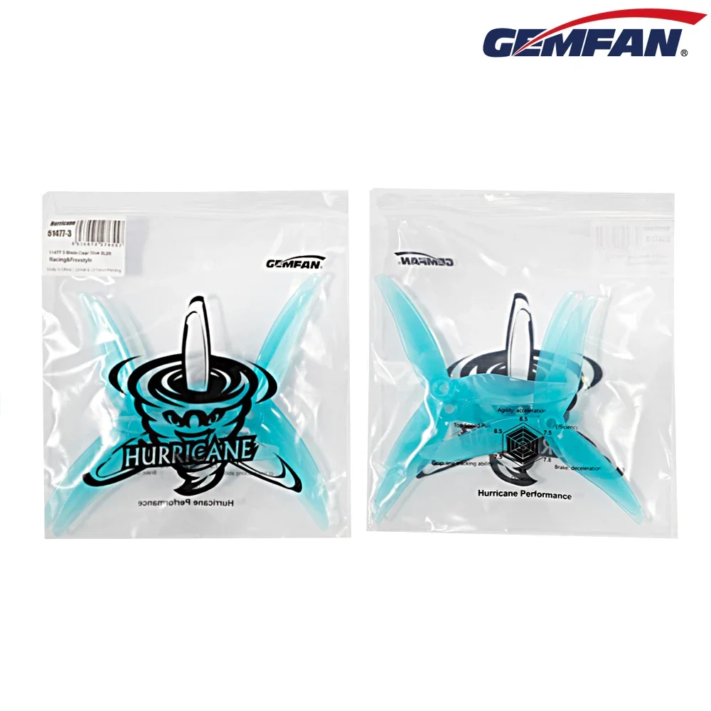 10Pairs (10CW + 10CCW) Gemfan  - Drone Racing Propeller incelemesi ve fiyatı