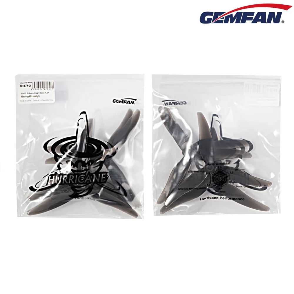 10Pairs (10CW + 10CCW) Gemfan  - Drone Racing Propeller incelemesi ve fiyatı