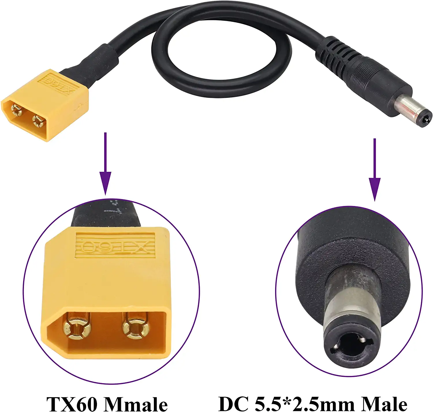 XT60 Adapter Cable XT60 Male t - Drone Racing Gate incelemesi ve fiyatı