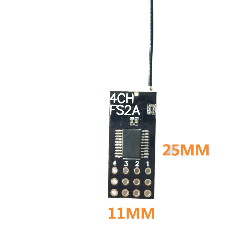 Flysky FS2A Mini Receiver 4CH  - Drone Racing Receiver incelemesi ve fiyatı