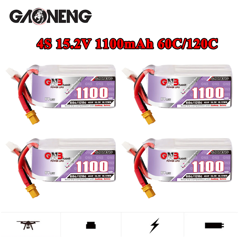 GNB 4S 1100mAh 60C/120C HV Lip - Drone Racing Battery incelemesi ve fiyatı