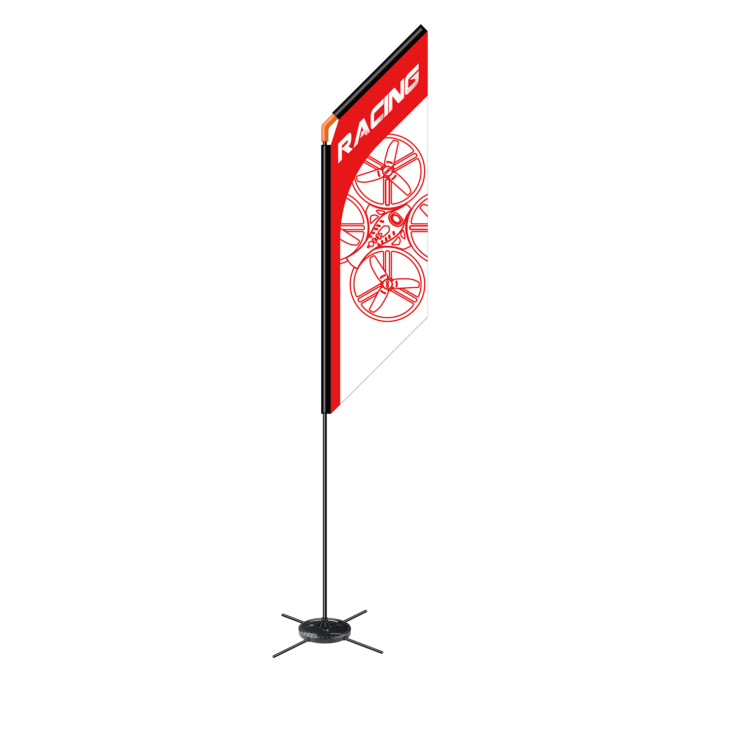 560mm FPV Racer Flag Drone Qua - Drone Racing Flag incelemesi ve fiyatı