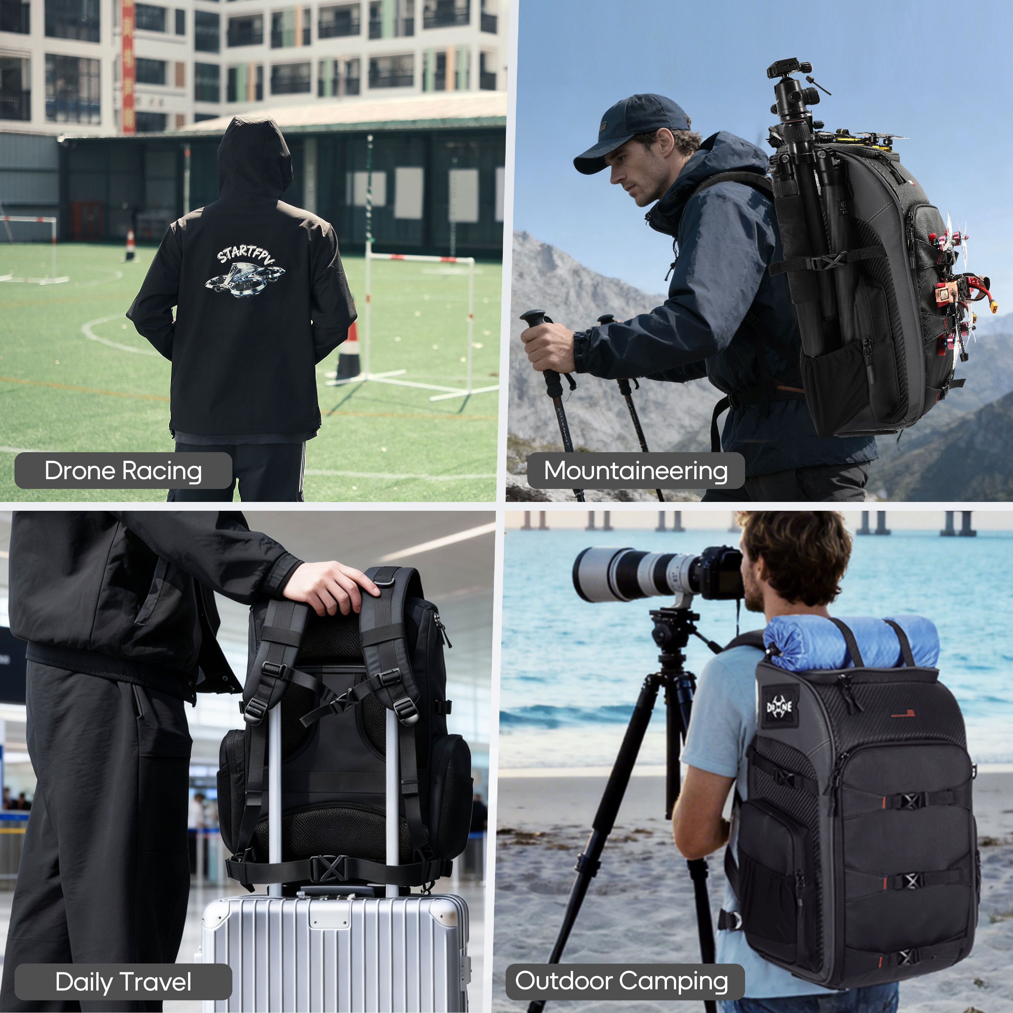 FPV Drone Backpack 40L Profess - Drone Racing Goggles incelemesi ve fiyatı