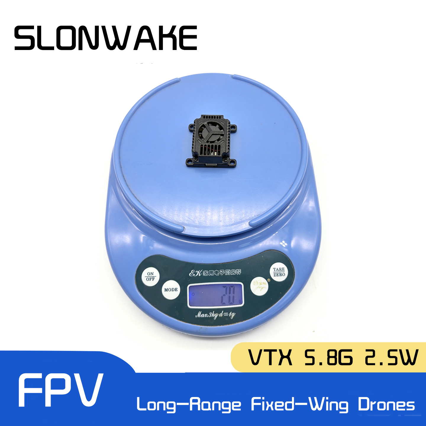 SLONWAKE 5.8G 48CH FPV Transmi - Drone Racing Transmitter incelemesi ve fiyatı
