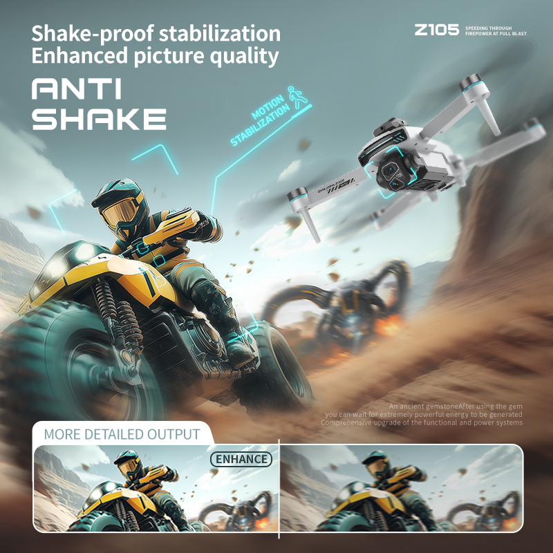New Z105 RC Drone 8K Professio - Drone Racing Charger incelemesi ve fiyatı
