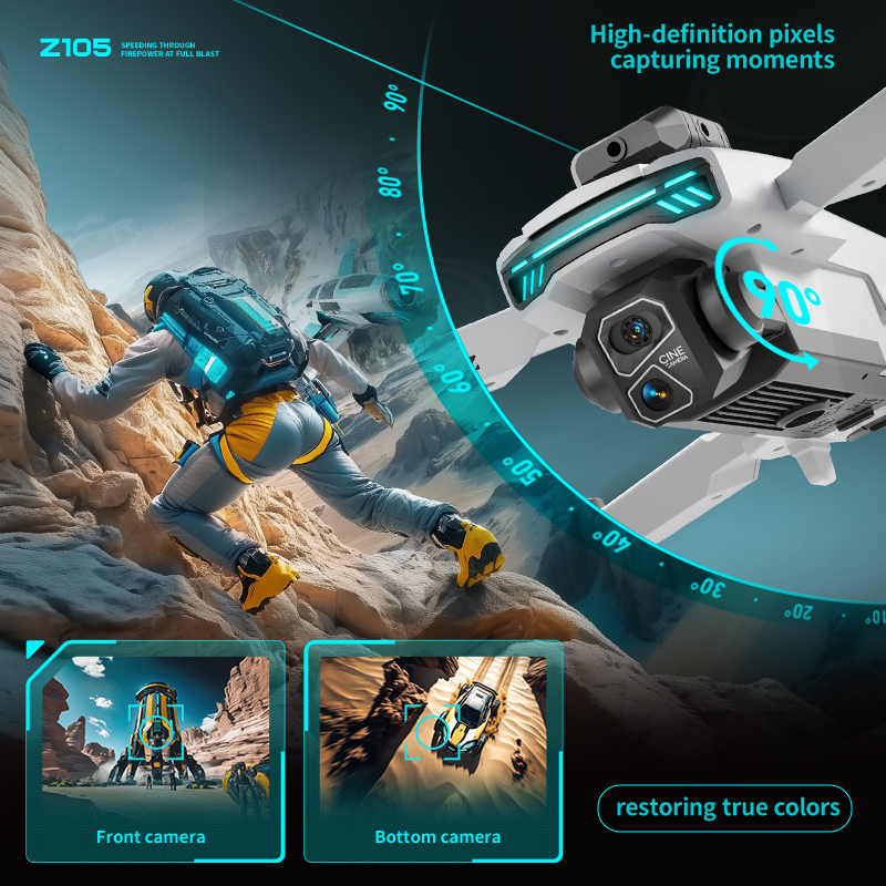 New Z105 RC Drone 8K Professio - Drone Racing Charger incelemesi ve fiyatı