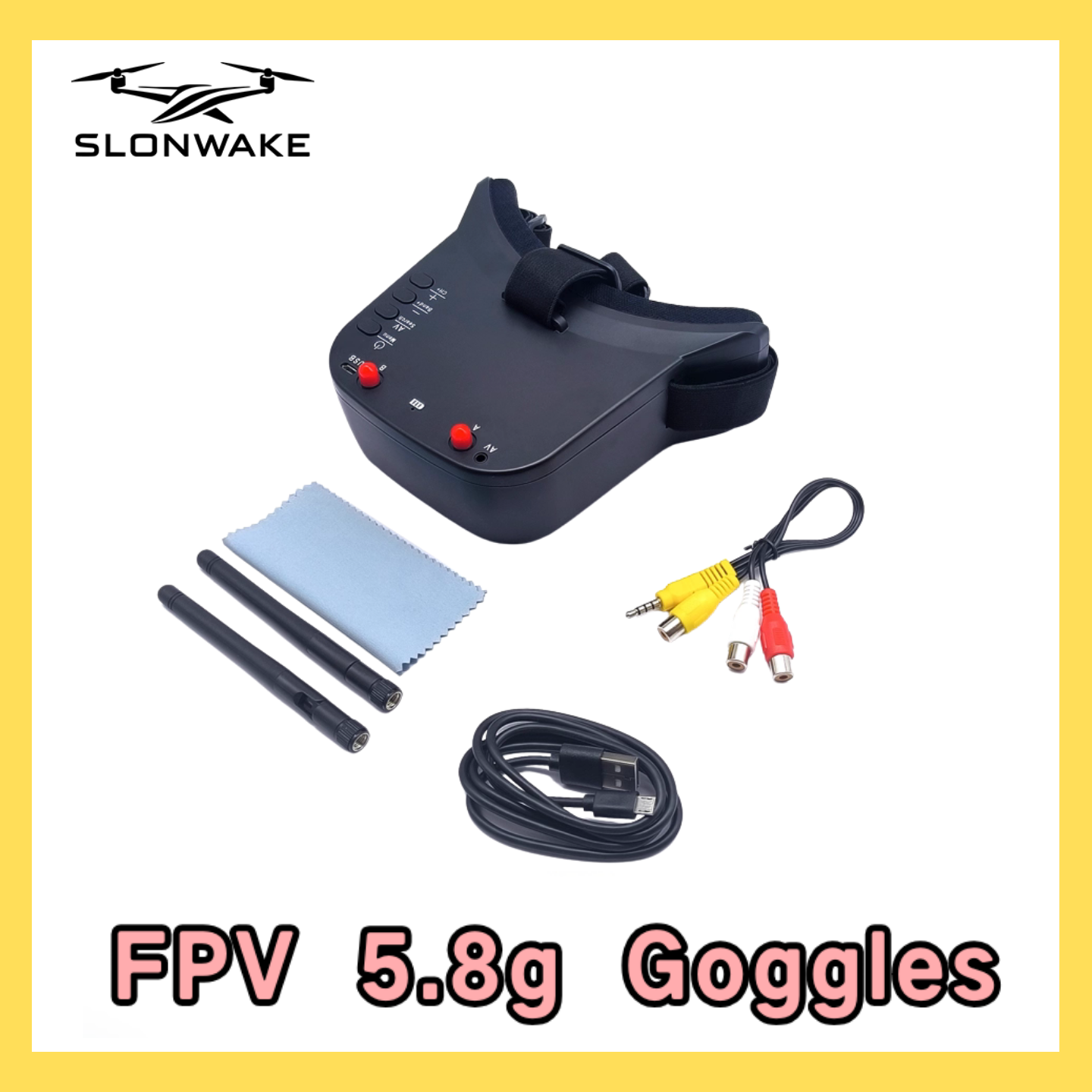 SLONWAKE 5.8G 48CH FPV 400mw V - Drone Racing Transmitter incelemesi ve fiyatı