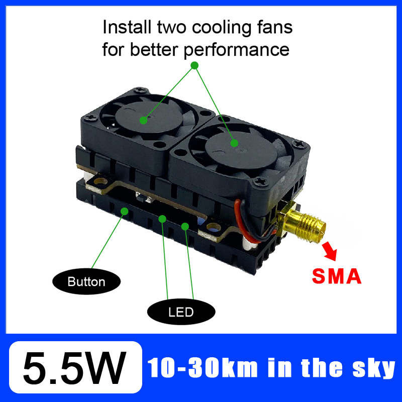 Long Range 5.8GHz 5.5W Video T - Drone Racing Transmitter incelemesi ve fiyatı