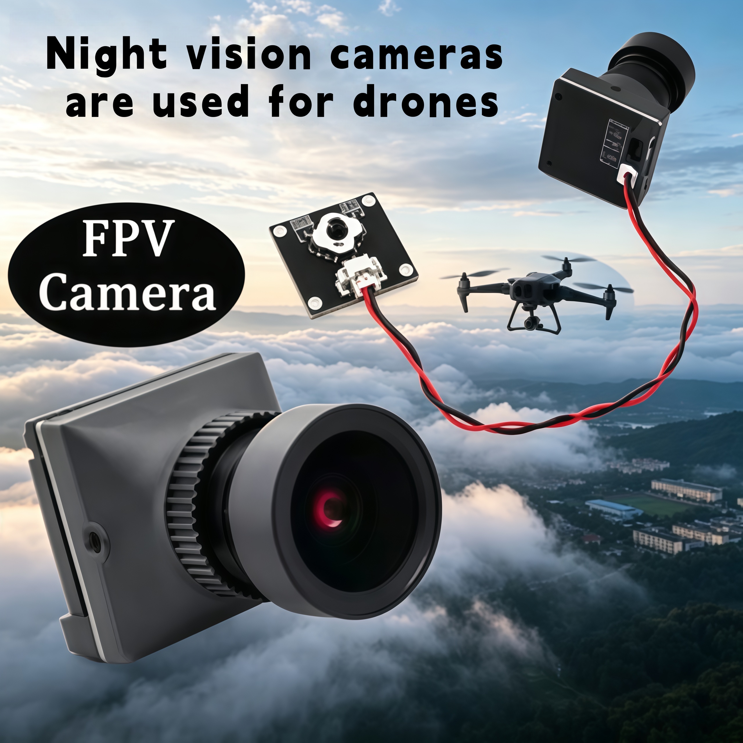 1500TVL HD CADDX Snail FPV Cam - Drone Racing Transmitter incelemesi ve fiyatı