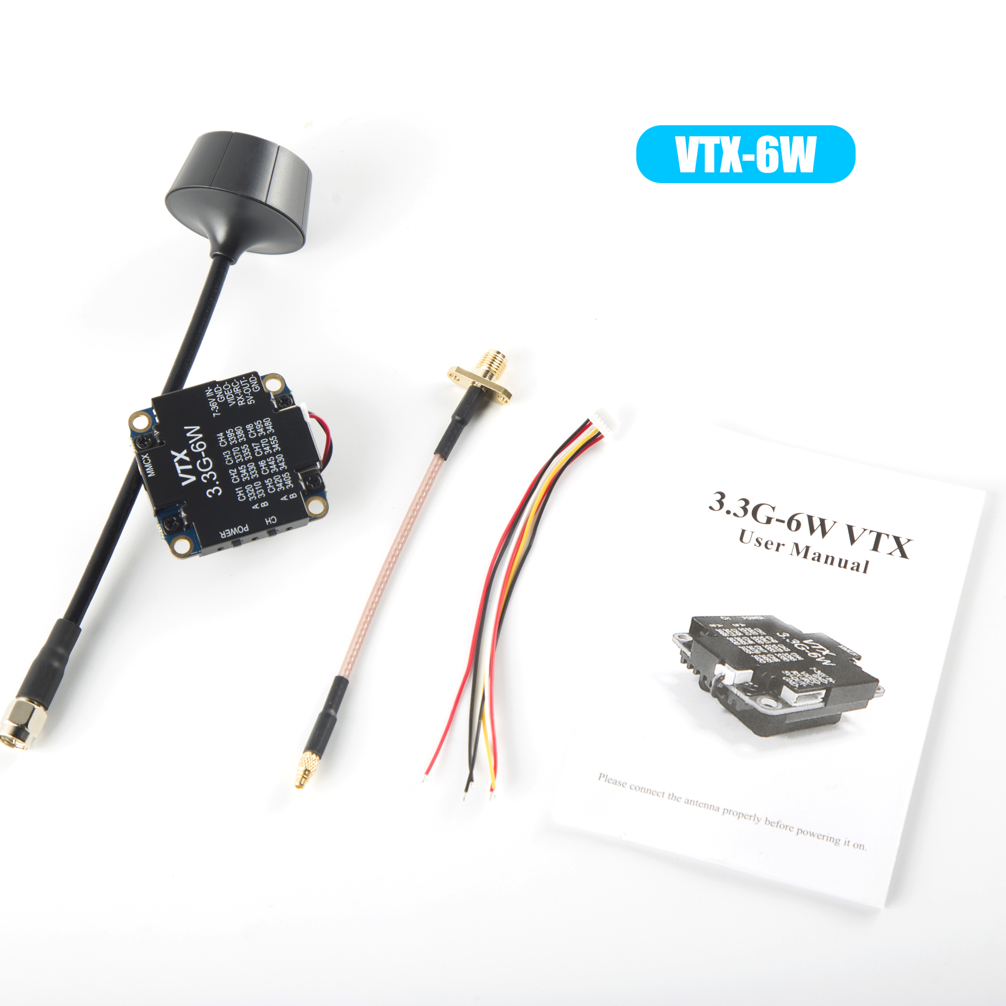 FPV Video Transmitter 3.3G 6W  - Drone Racing Transmitter incelemesi ve fiyatı